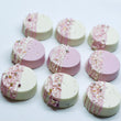 Pink & White Sprinkled Chocolate Covered Oreos