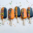Halloween Sprinkle Black & Orange Themed Cakesicles