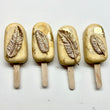 1/2 Dozen Boho Theme Feather Beige Cakesicles